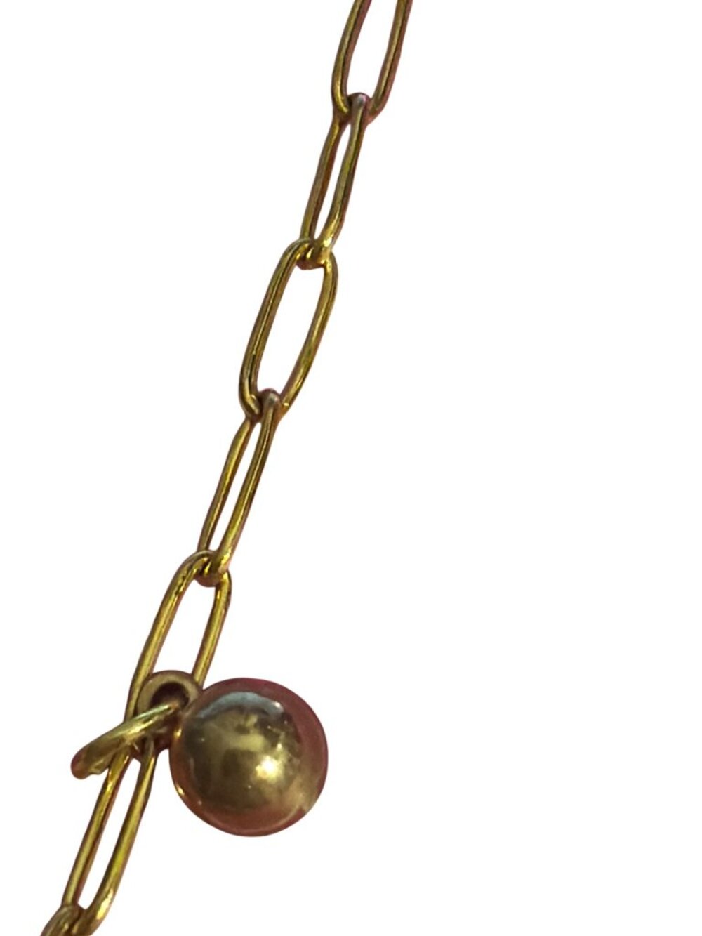 Frodele Western Charm Necklace Gold Tone Paperclip Chain Boot Ace Cherries Adj - Picture 5 of 7